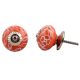Orange Flower Cabinet Knob